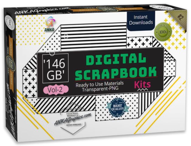 Scrapbook Kit Vol 2 E7 Etsy Cafe