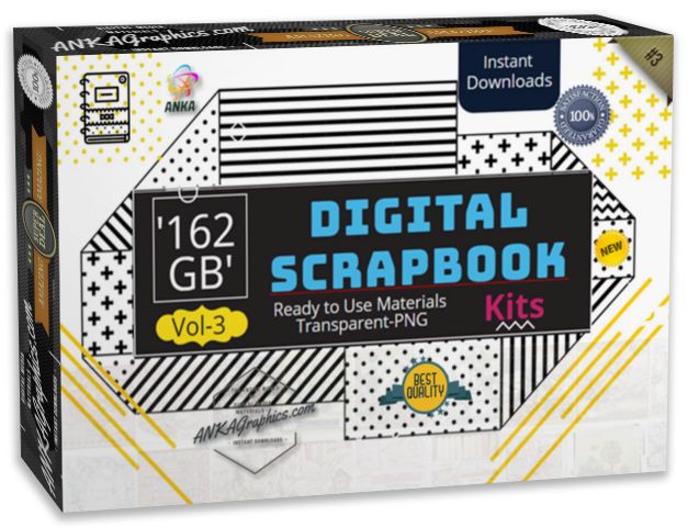 Scrapbook Kit Vol 3 E7 Etsy Cafe