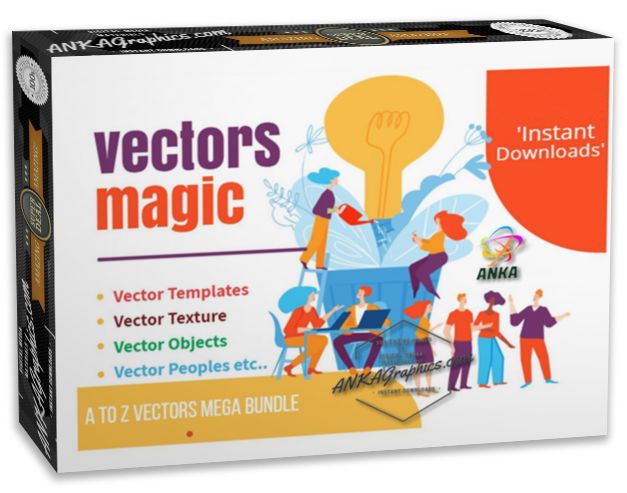 Vectors Magic E7 Etsy Cafe - Bundle Deals Entire Shop Bulk Instant Downloads Marketplace