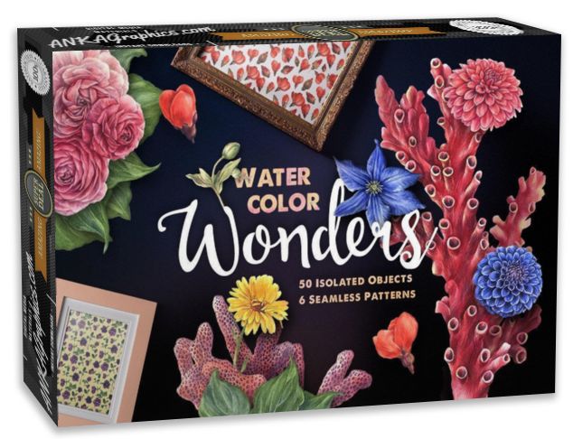 Watercolor Etsy Cafe - Bundle Deals Entire Shop Bulk Instant Downloads Marketplace